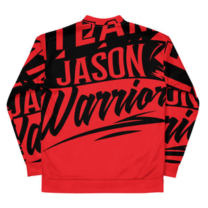 Team Jason Warrior Unisex Bomber Jacket (Red)
