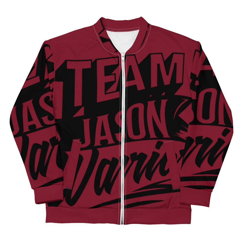 Team Jason Warrior Unisex Bomber Jacket (Maroon)